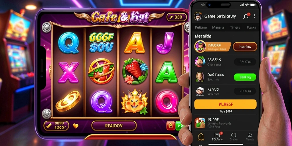Tampilan screenshot utama 666F menampilkan gameplay Slot yang menarik dan seru.