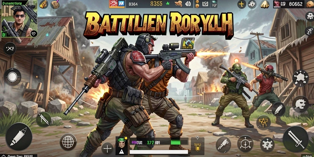 Tampilan gameplay seru dalam 8364 dengan pertempuran epik.