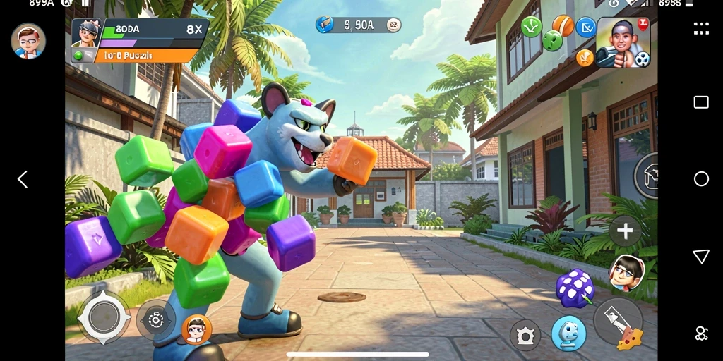 Tampilan gameplay 898A yang menarik dalam kategori Puzzle.