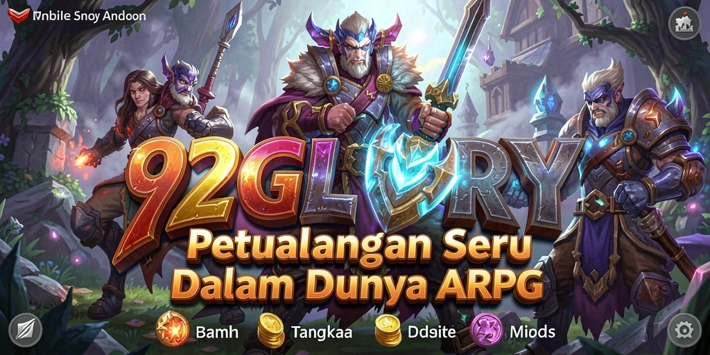 Tangkapan layar gameplay 92GLORY menampilkan aksi pertarungan yang seru dan dinamis.