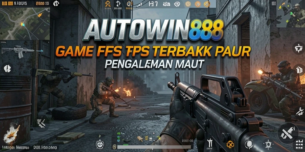 Tangkapan layar menampilkan aksi seru gameplay FPS di AUTOWIN88.