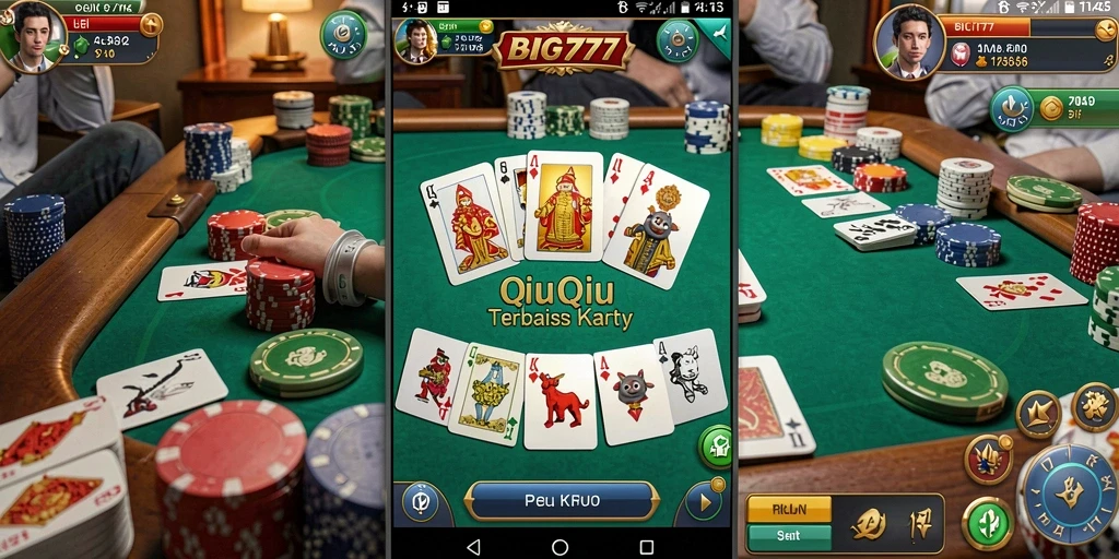 Tampilan gameplay seru QiuQiu di BIG777