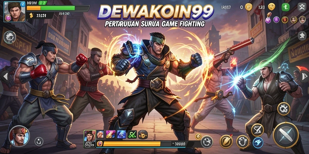 Tampilan menarik dari gameplay Fighting yang mendebarkan.