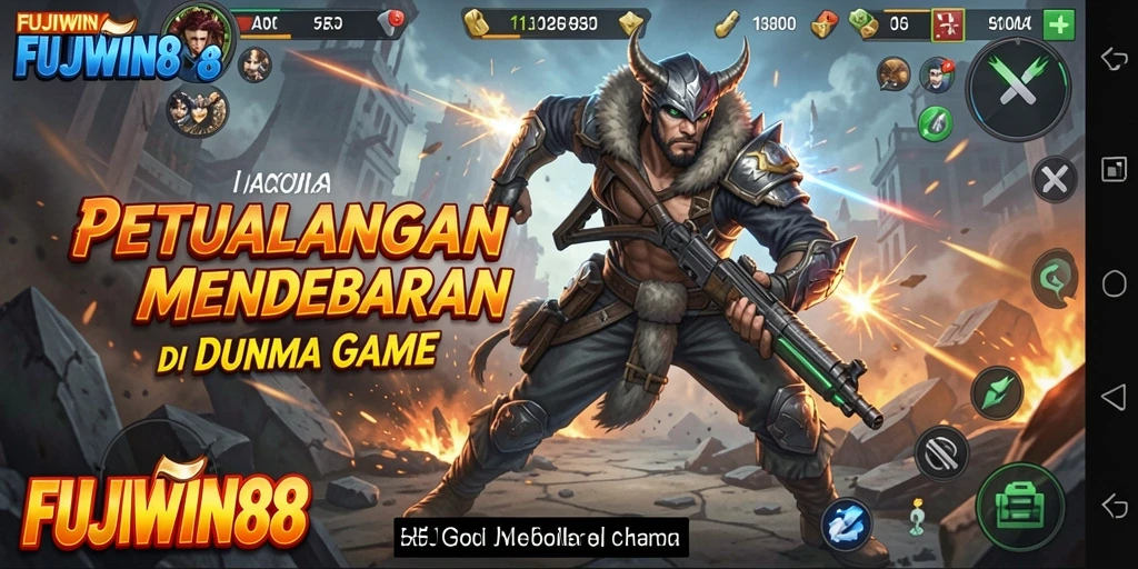 Tangkapan layar menunjukkan aksi seru dalam FUJIWIN88.