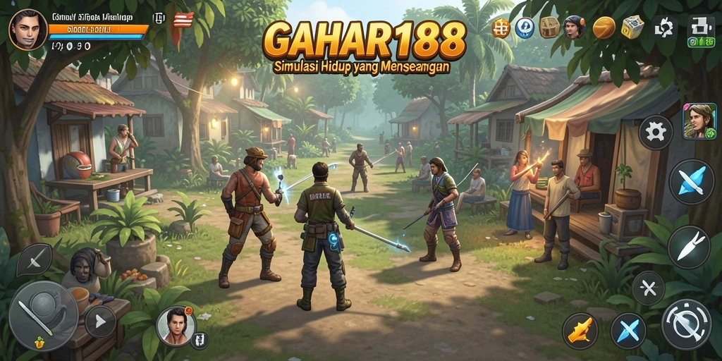 Screenshot GAHAR188 menampilkan momen seru dalam gameplay simulasi.