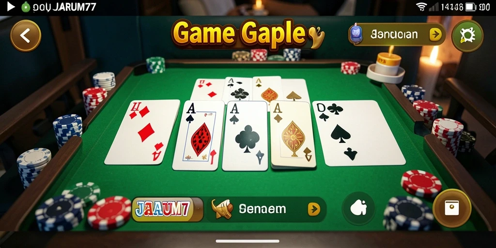 Tampilan gameplay JARUM77 yang seru dan interaktif.