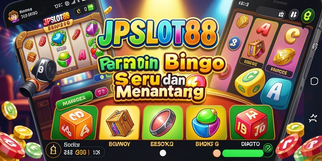 Screenshot utama JPSLOT88 menampilkan keseruan permainan Bingo yang interaktif.