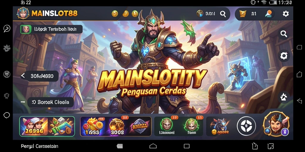 Tampilan antarmuka MAINSLOT88 yang user-friendly dan intuitif.