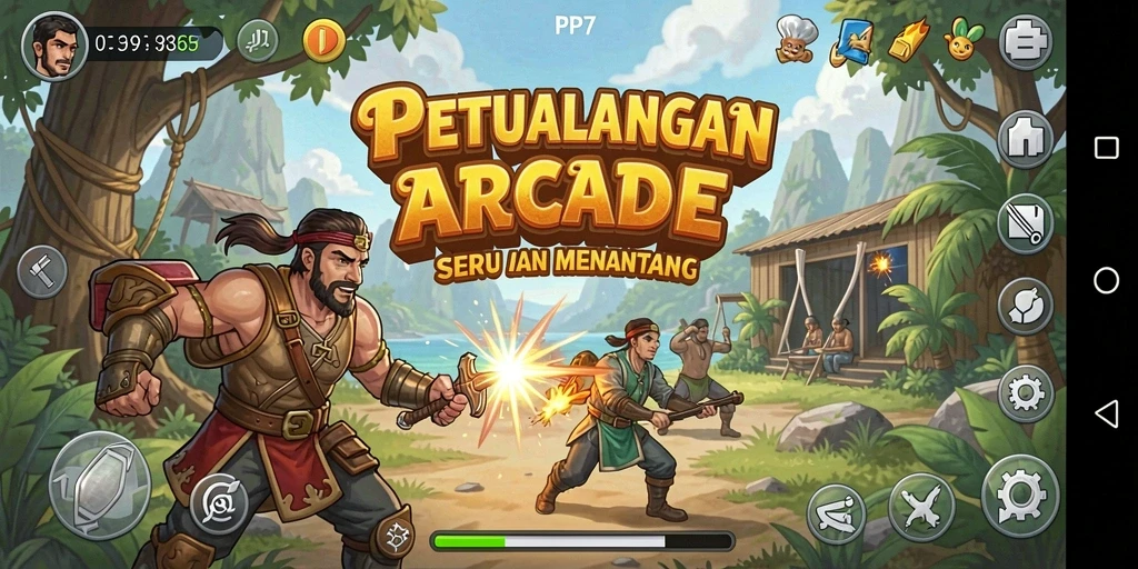 Tampilan menarik dari gameplay PP7 yang menegangkan.