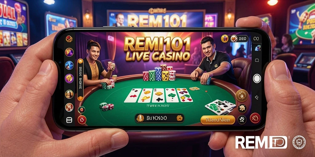Gameplay Live Casino yang menegangkan dan interaktif di REMI101.