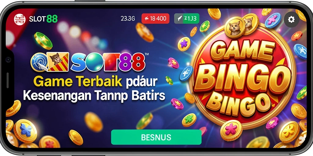 Screenshot gameplay SLOT88 menampilkan keseruan permainan Bingo yang menegangkan.
