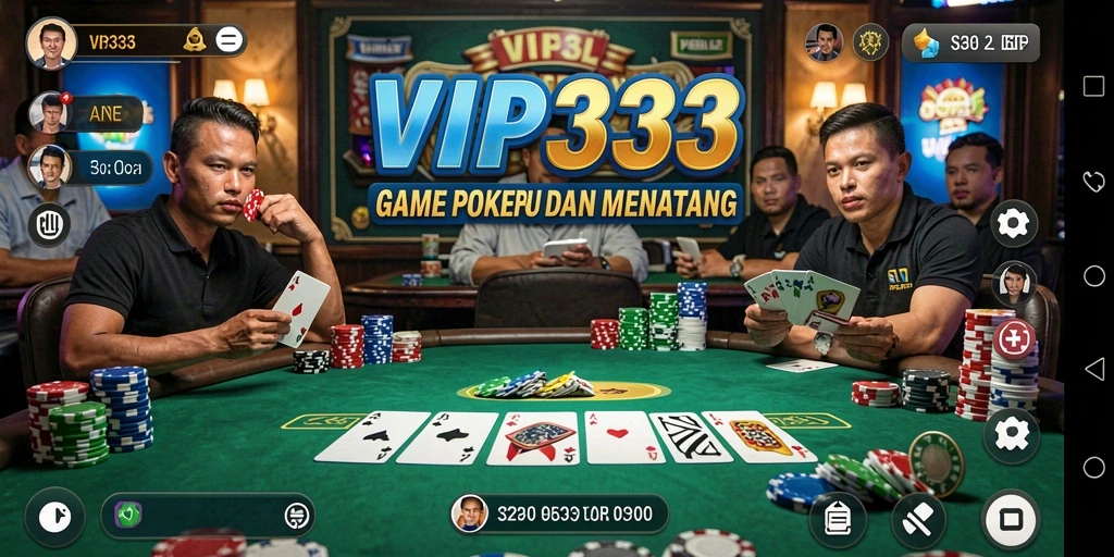 Screenshot gameplay Poker di VIP333 yang menambah keseruan permainan.