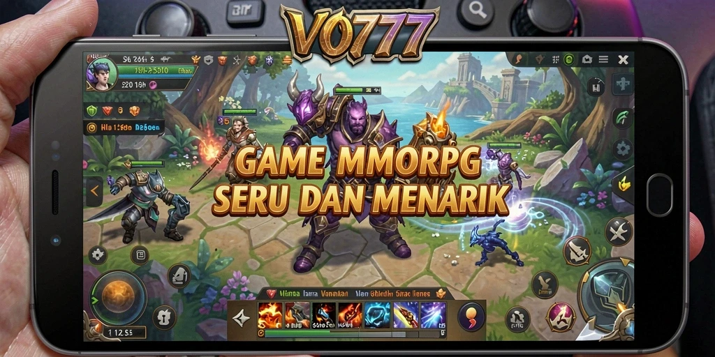 Screenshot VO777 menampilkan aksi seru dalam dunia MMORPG.